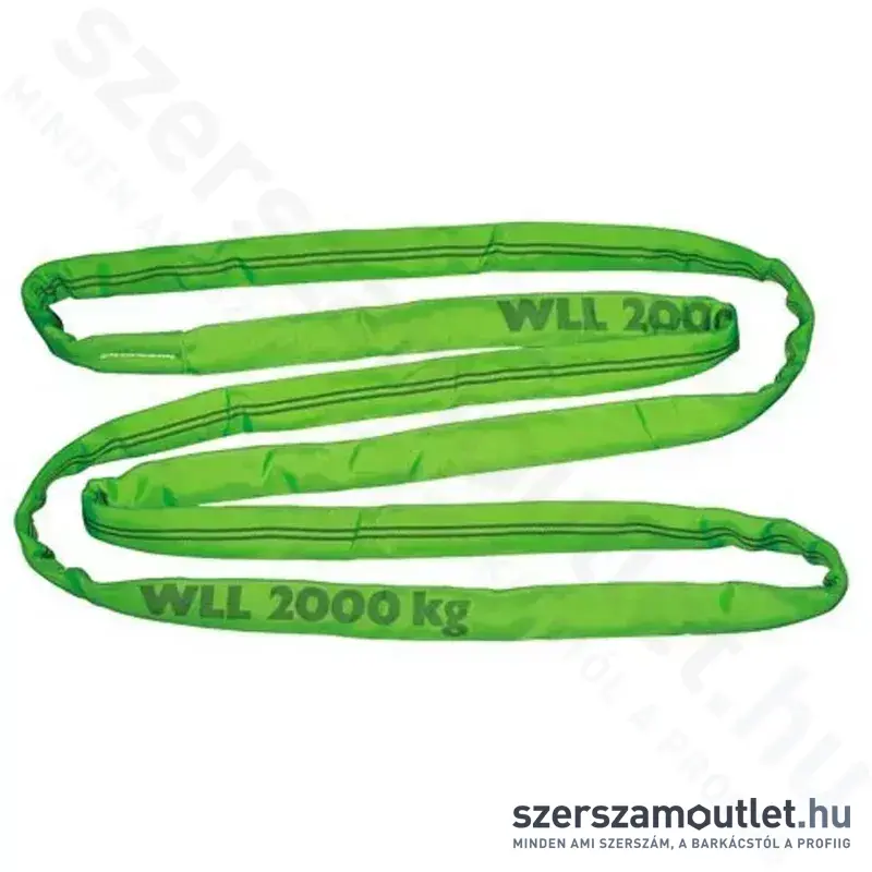 KERBL Emelő hurok ZÖLD 3m (2t/4t) (37723)