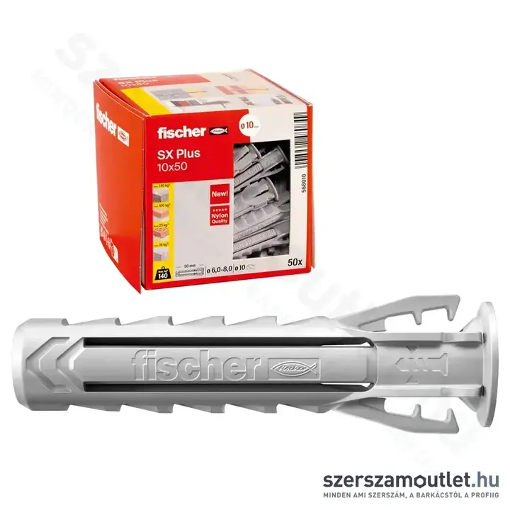 FISCHER SX Plus Dübel 10x50mm (50db/doboz) (568010FIS)