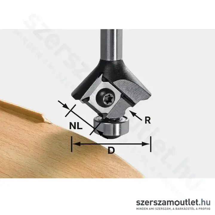 FESTOOL S8 HW R2 D28 KL12,7 MFK Váltólapkás lekerekítő maró (R:2mm)