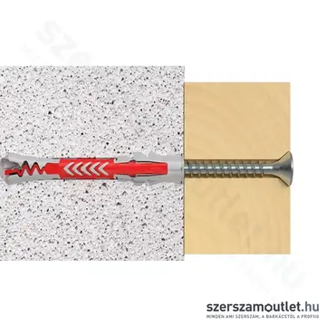 FISCHER DUOPOWER Műanyag dübel 6x50mm [100db/doboz] (538250)