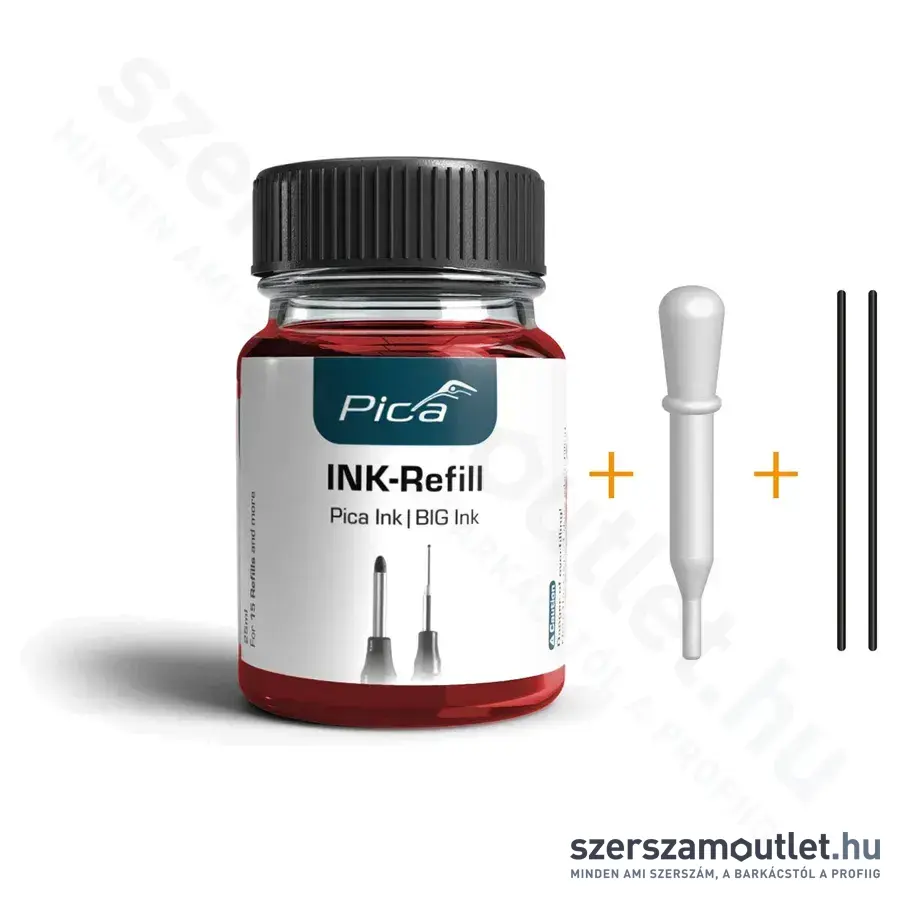 PICA Tinta utántöltő készlet 25ml (Piros) (55840PICA)