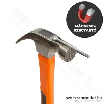 HANDY Professzionális ács kalapács mágneses fejjel 270g (10429C)