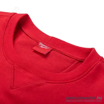 MILWAUKEE márkajelzésű Környakú pulóver XL (Piros) (BI0000924-XL)