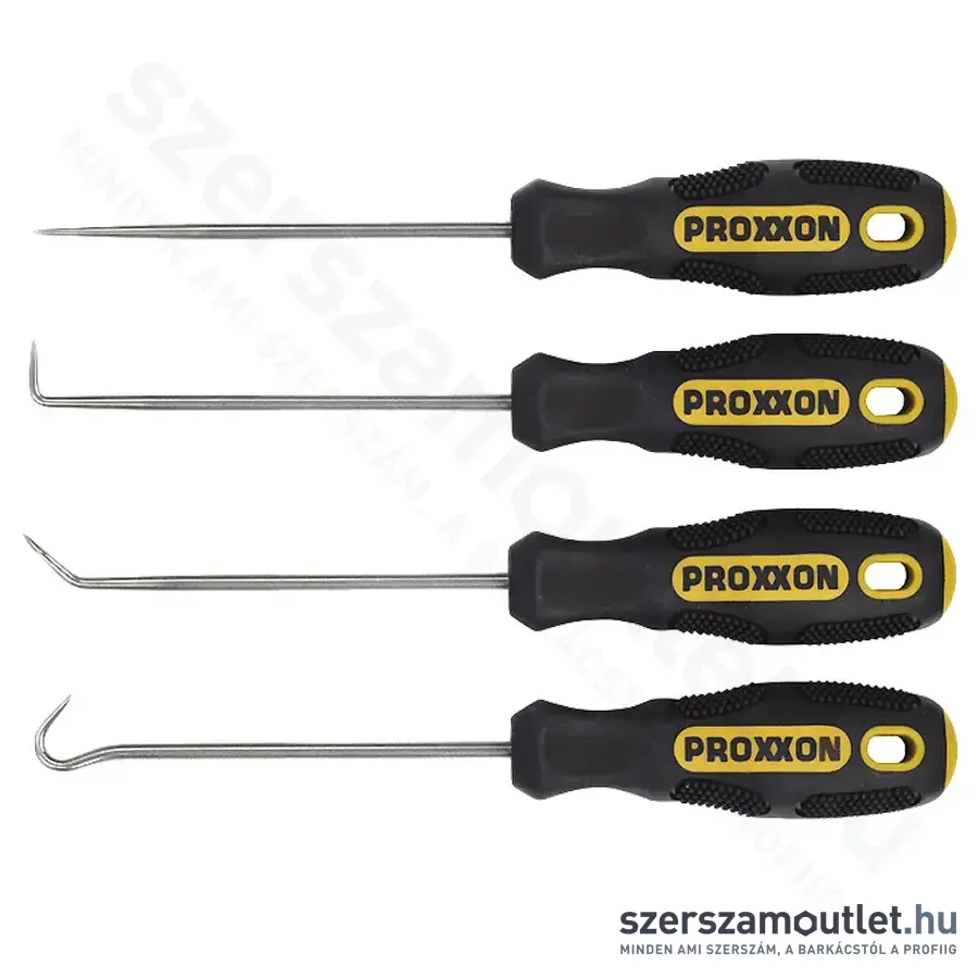 PROXXON MIKRO Tömítés kiszedő/szerelőkampó készlet 4db-os (22700)