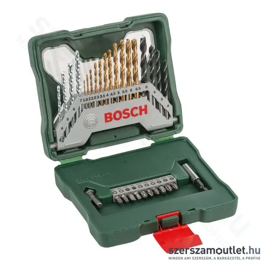BOSCH 30 részes X-Line TIN fúró- és bitkészlet (2607019324)