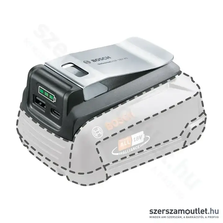 BOSCH UniversalUSB 18V-45 USB power bank adapter (18V POWER FOR ALL ALLIANCE)