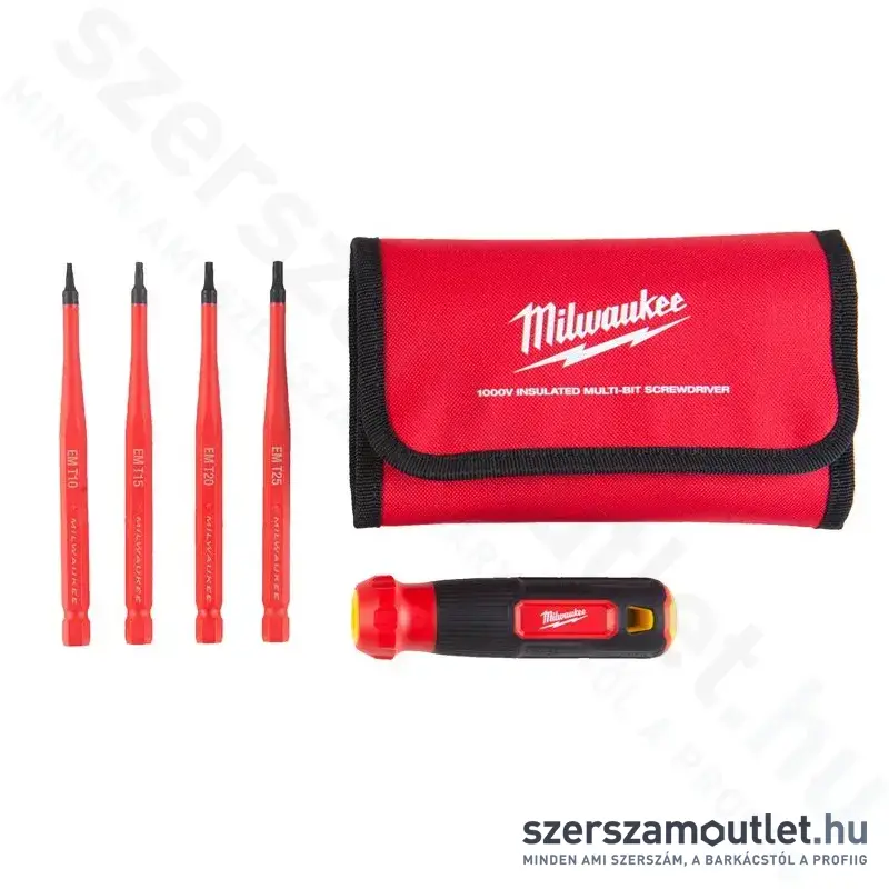 MILWAUKEE Többszárú szigetelt csavarhúzó készlet 4 részes (TX) (4932493658)