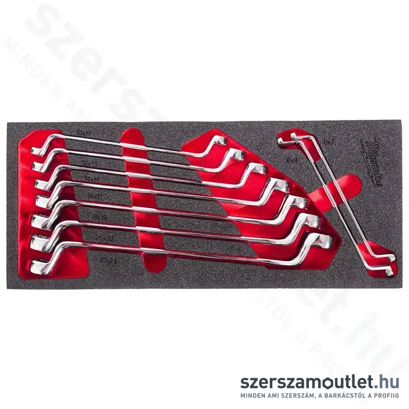 MILWAUKEE Csillagkulcs készlet habbetétben 9 részes (6-23mm) (4932499086)