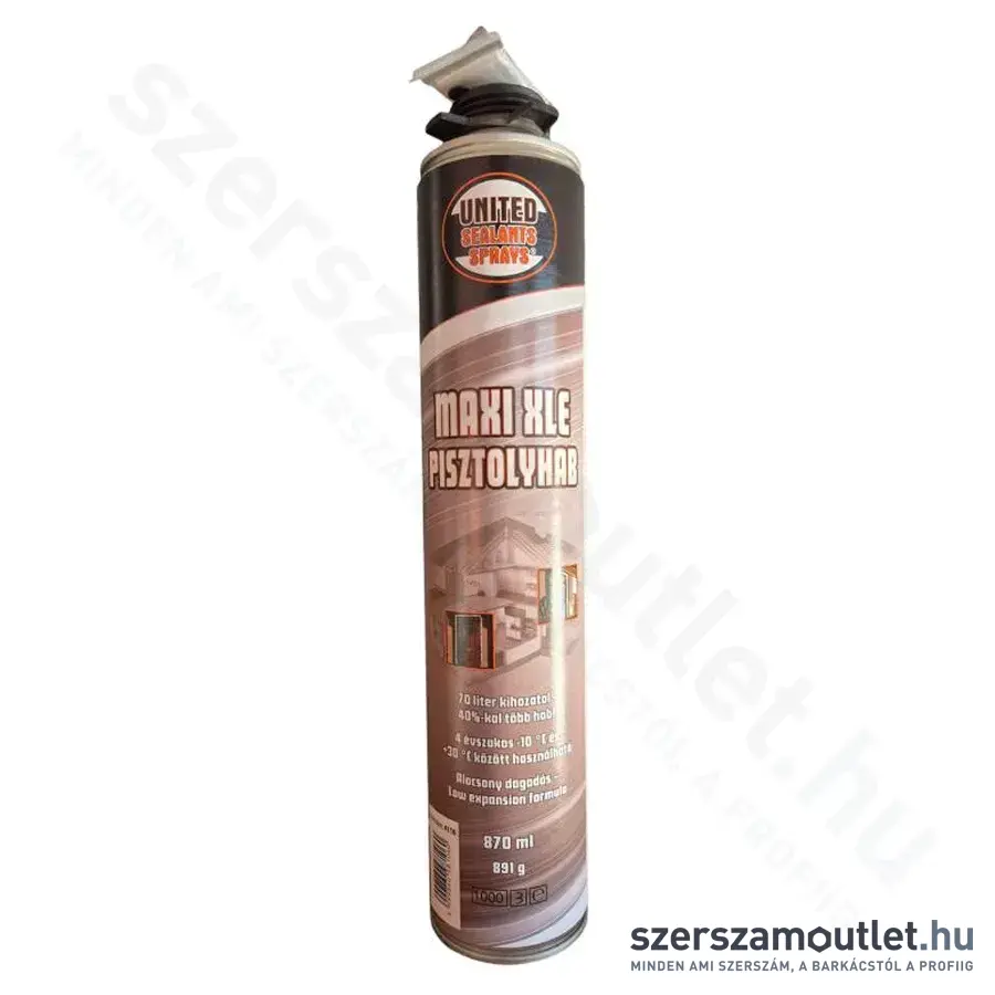 UNITED SEALANTS Maxi XLE Pisztolyhab 870ml (US4110)