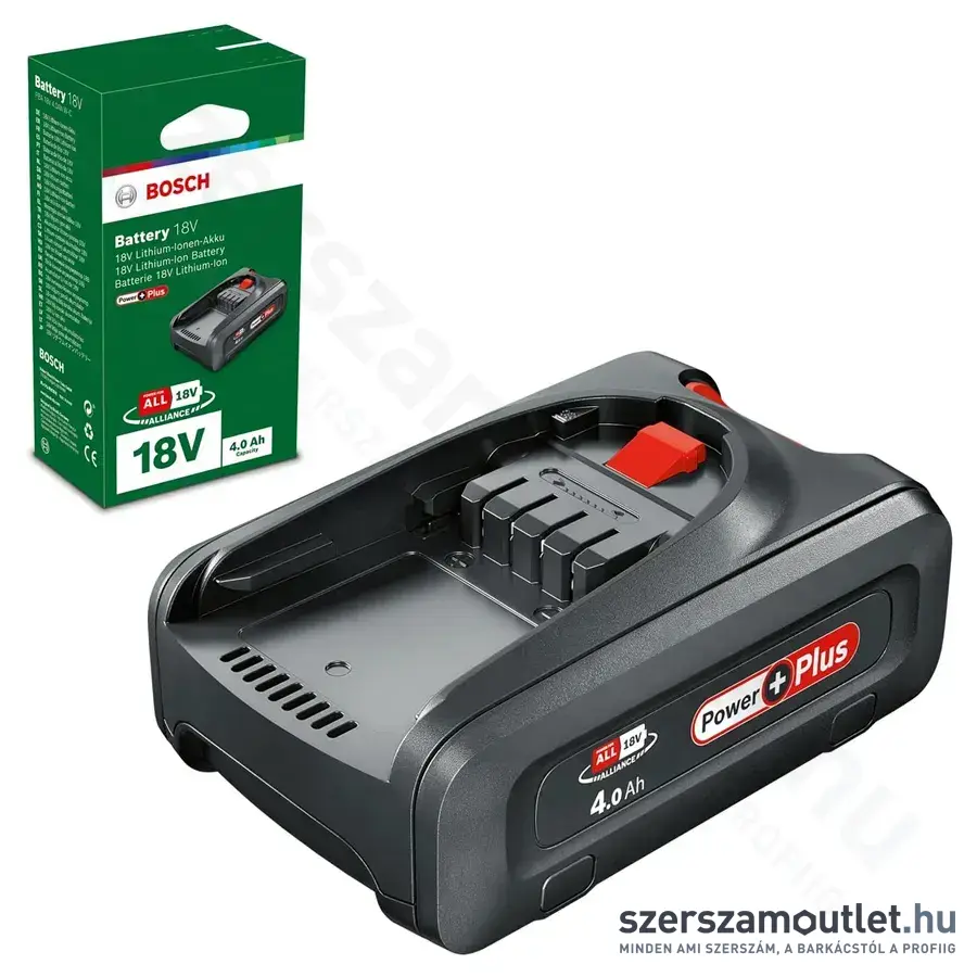 BOSCH PBA 18V 4,0Ah PowerPlus Akkumulátor 18V (1607A350T0)