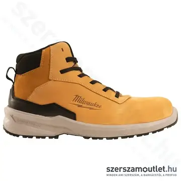 MILWAUKEE FLEXTRED S3S Munkavédelmi világos bőr magasszárú cipő 46-os (1M171311) (4932493750)