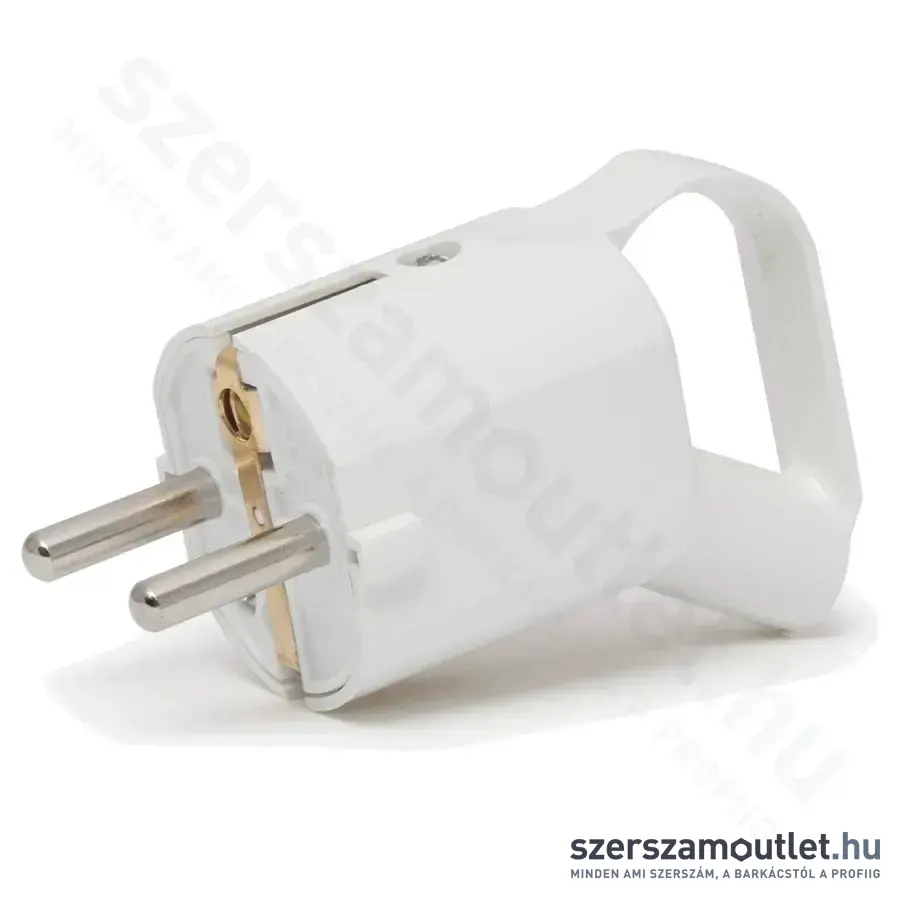 GLOBIZ Lengő dugó 250V-50Hz/16A (Fehér)