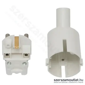 GLOBIZ Lengő dugó 250V-50Hz/16A (Fehér)