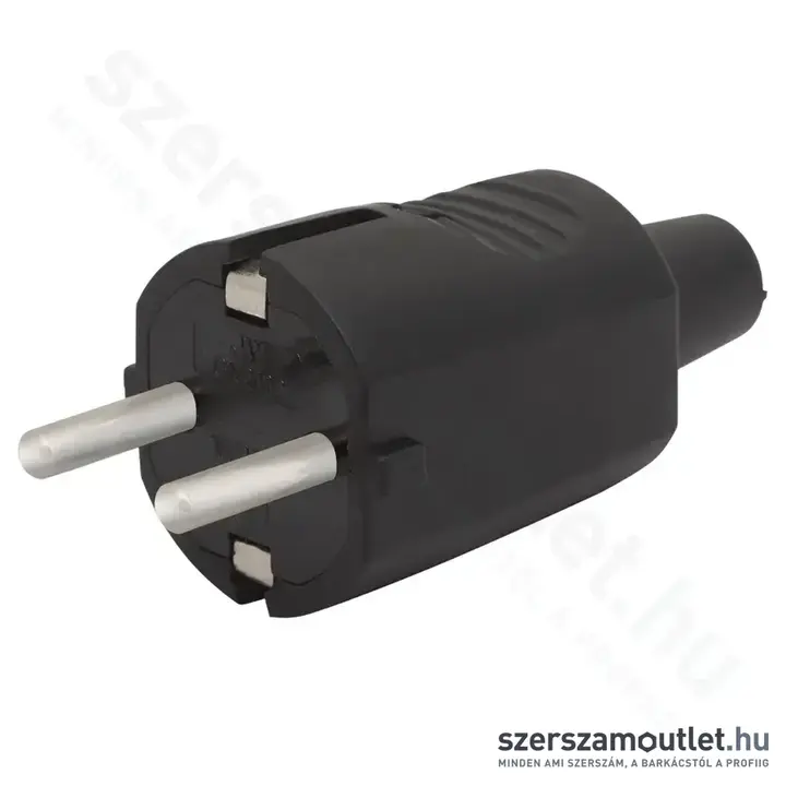 GLOBIZ Lengő dugó 250V-50Hz/16A (Fekete)