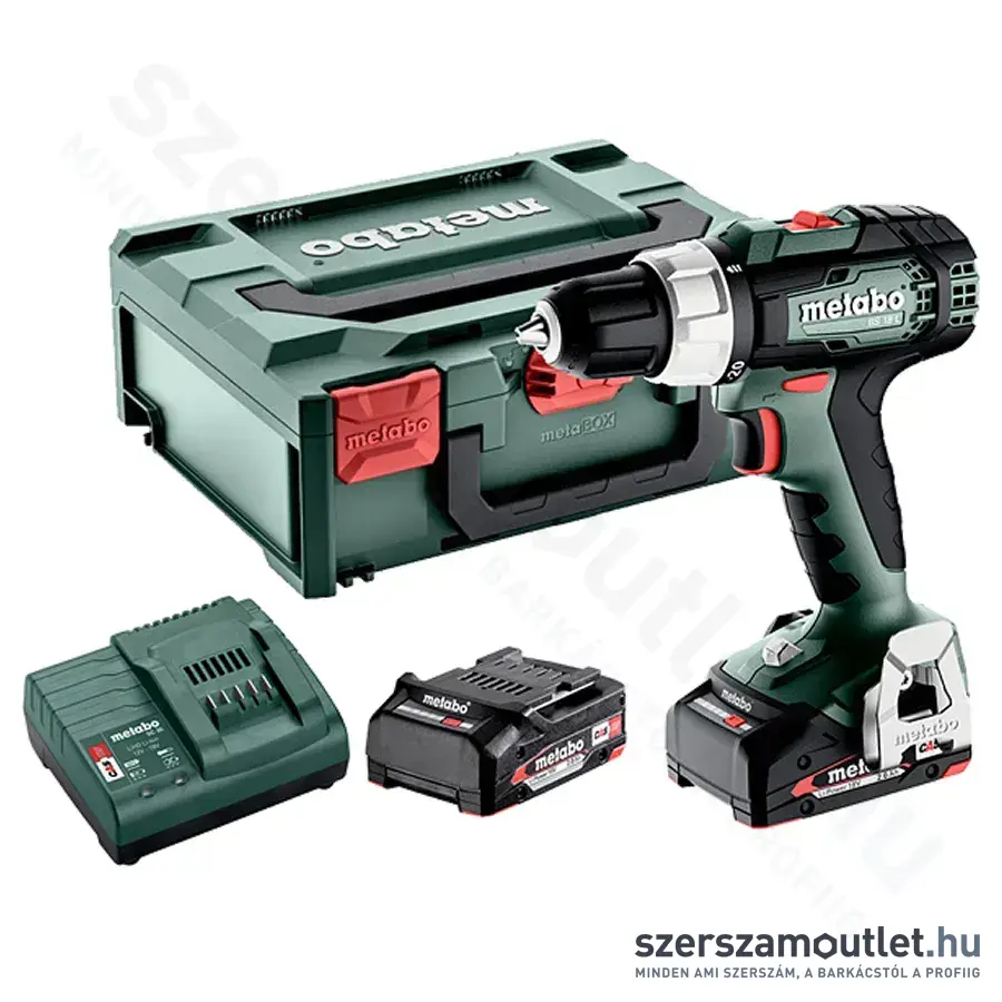 METABO BS 18 L Akkus fúrócsavarozó 26/60Nm (2x2,0Ah/18V)