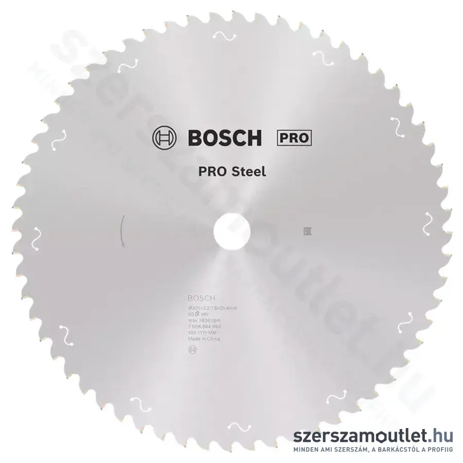 BOSCH PRO Steel Körfűrészlap acélhoz T60, 305x2,2x25,4mm