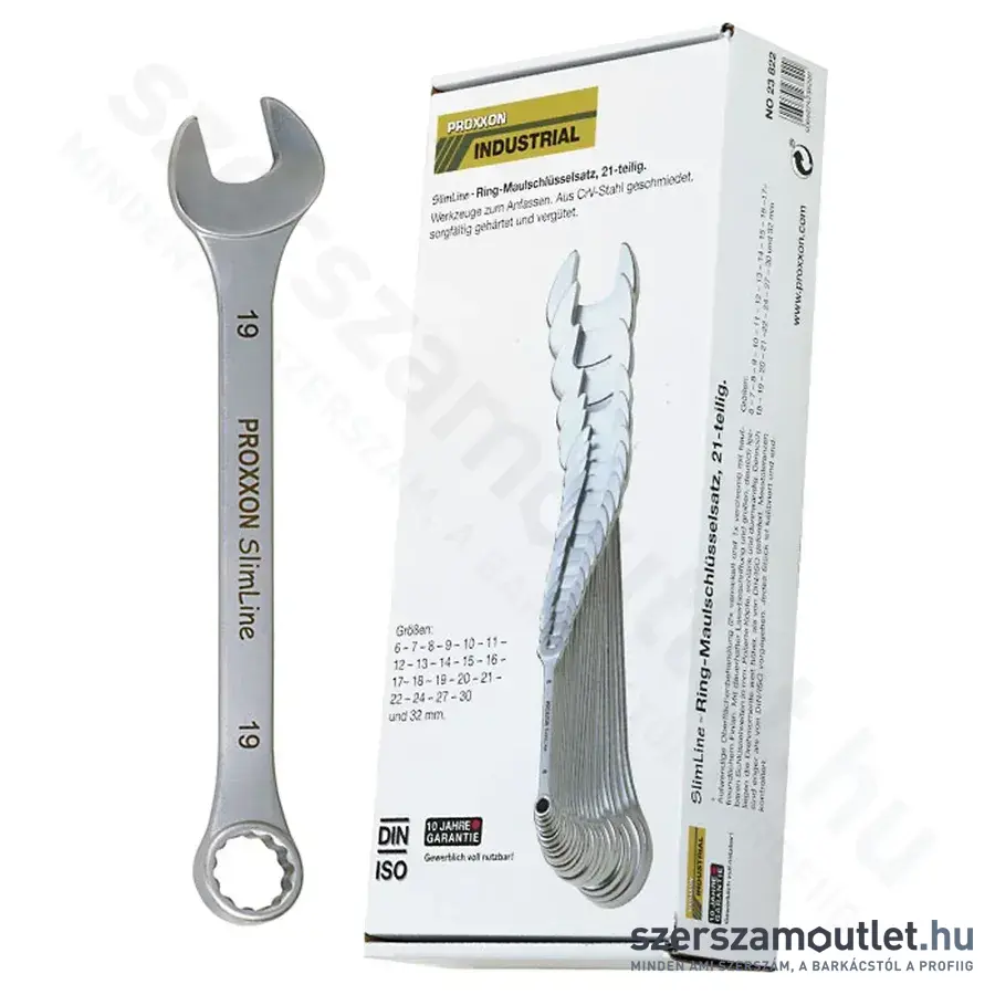 PROXXON SlimLine Csillag-villáskulcs készlet 6-32mm, 21db-os