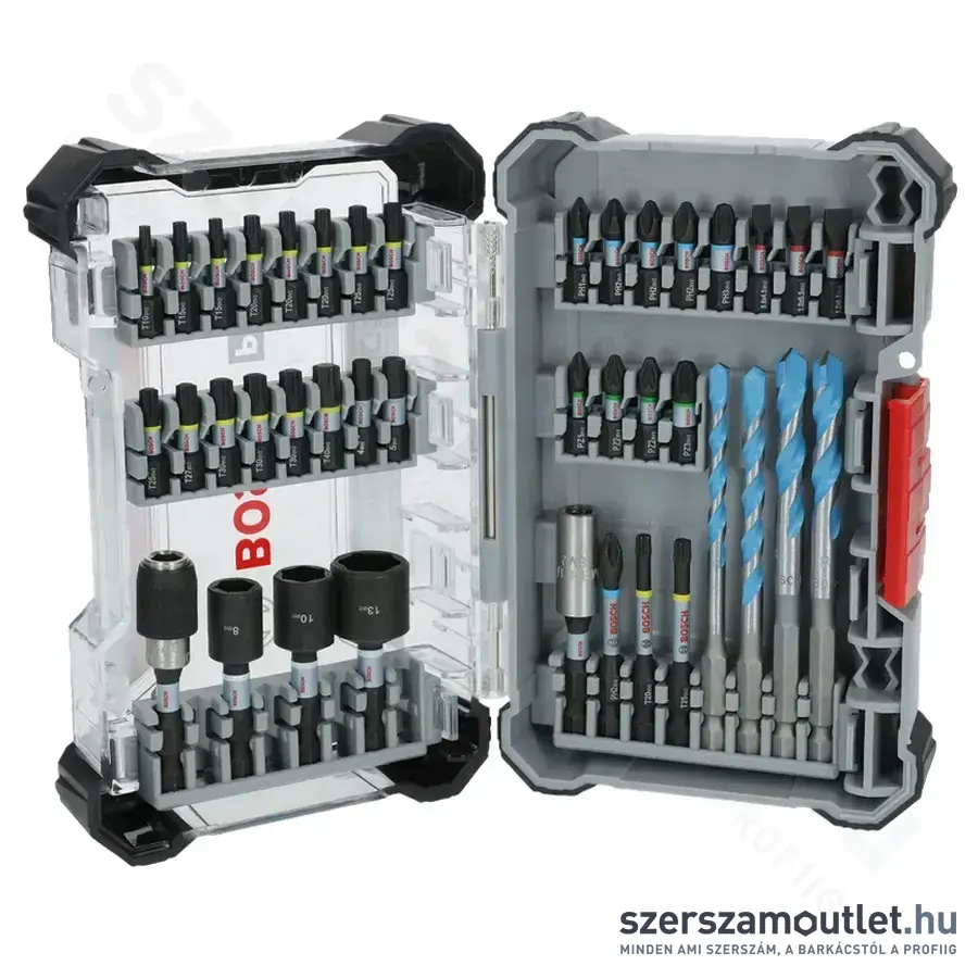 BOSCH PRO Impact Csavarbitkészlet + fúrószár készlet 5-8mm, 40db-os