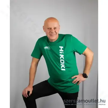 HIKOKI Póló ZÖLD (S)