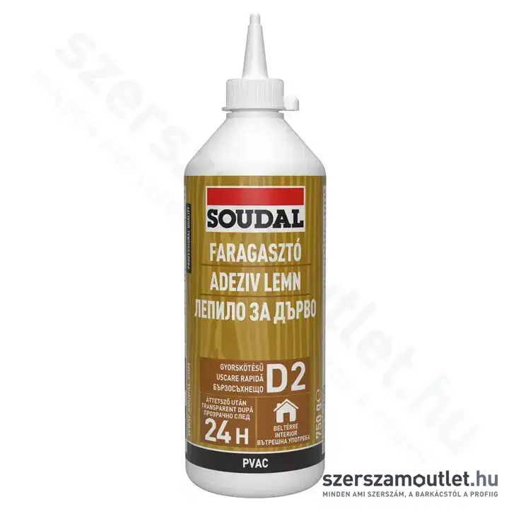 SOUDAL 64A Szupergyors faragasztó D2, 750g