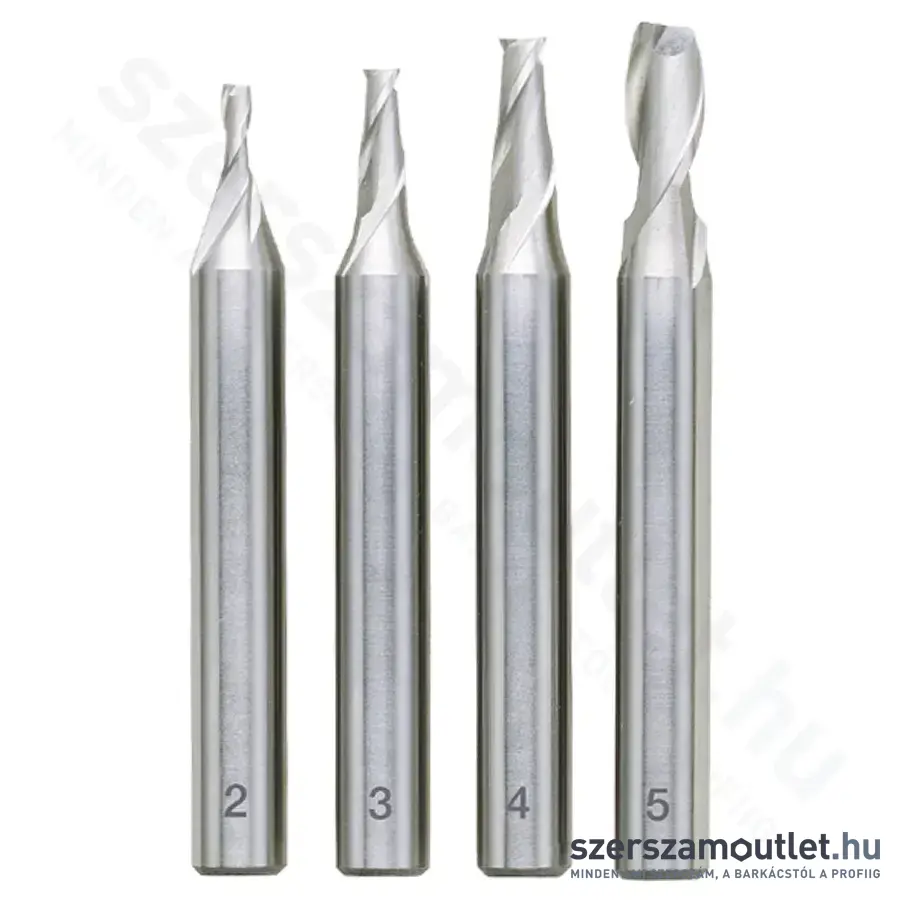 PROXXON DIN 327 HSS Marószár készlet 2-5mm, 4db-os
