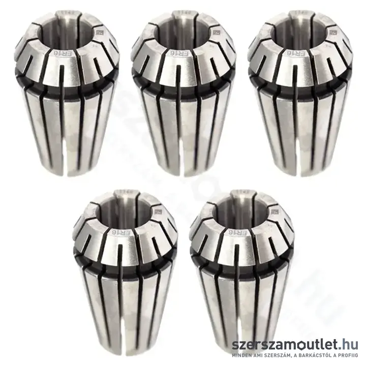 PROXXON ER 16 típusú befogópatronkészlet több tartományban, FF és PF 250/BL-hez, 2,4-5mm