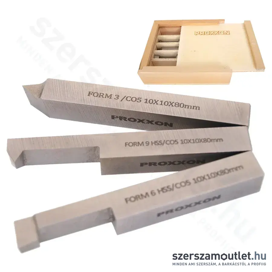 PROXXON HSS Kés készlet PD 400-hoz 10x10x80mm, 3db-os