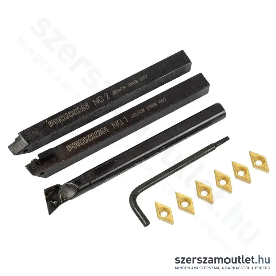 PROXXON Kés készlet volfrámbetétekkel 8x8x90mm, 3db-os