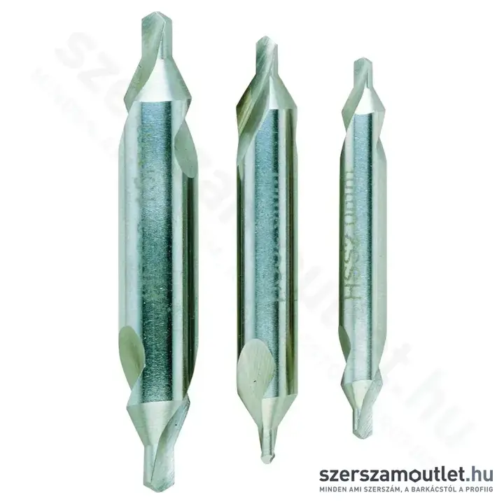 PROXXON DIN 333 HSS Központosító fúrókészlet 60°, 2-3,15mm, 3db-os