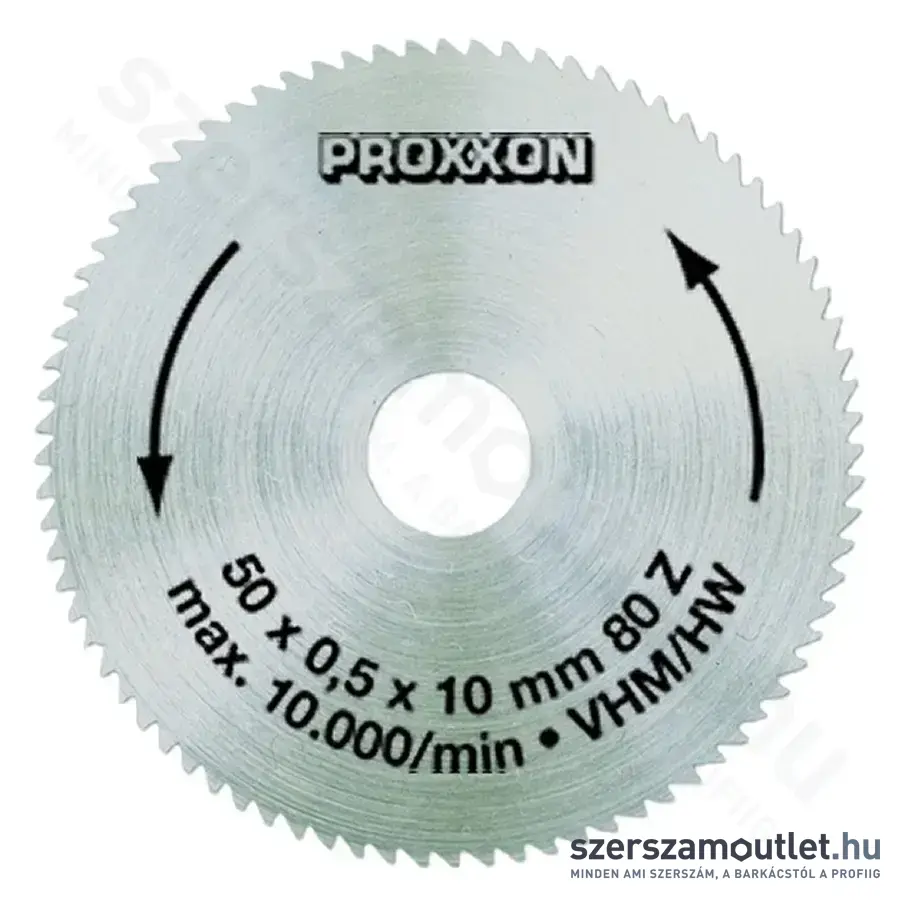 PROXXON Vágókorong T100, 50x0,5x10mm