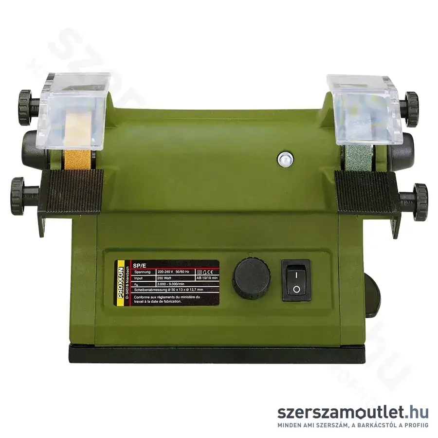 PROXXON SP/E Csiszoló és fényező berendezés 50x13x12,7mm, 100W/230V