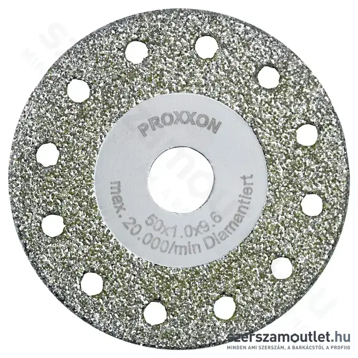 PROXXON Gyémánt vágótárcsa 50x2,1x9,6mm