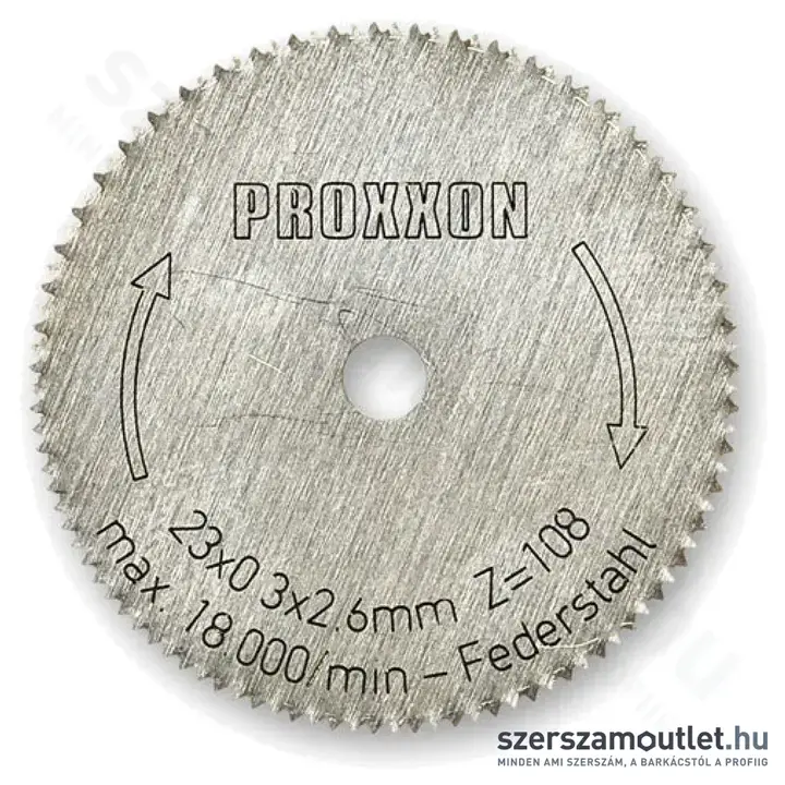 PROXXON Csere vágótárcsa MIC MICRO mini sarokcsiszolóhoz 23x0,3x2,6mm