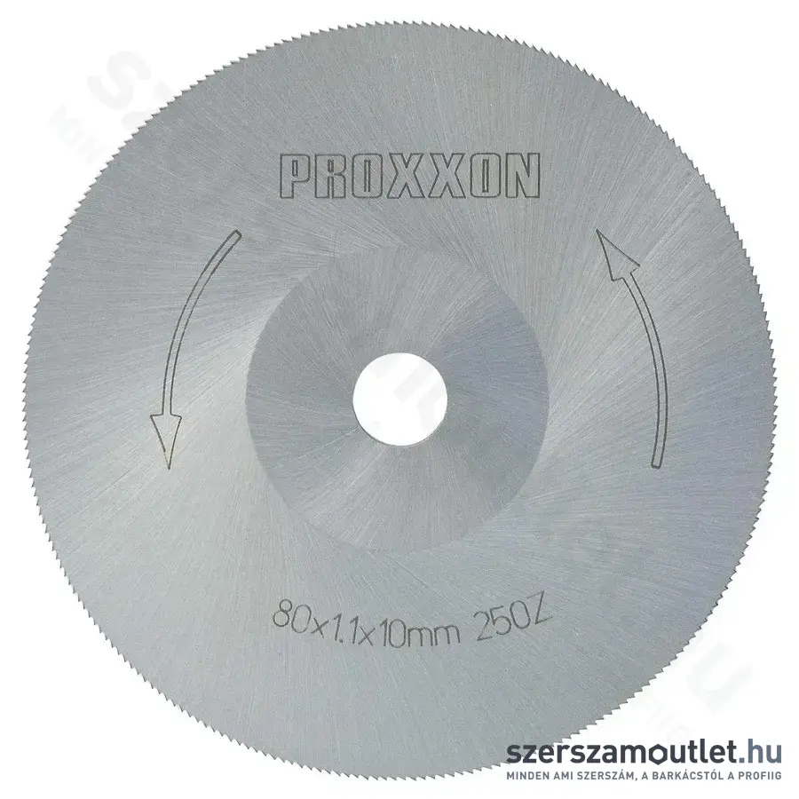 PROXXON HSS Körfűrészlap, T250, 80x1,1x10mm