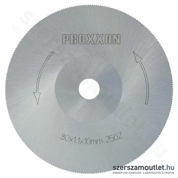 PROXXON HSS Körfűrészlap, T250, 80x1,1x10mm