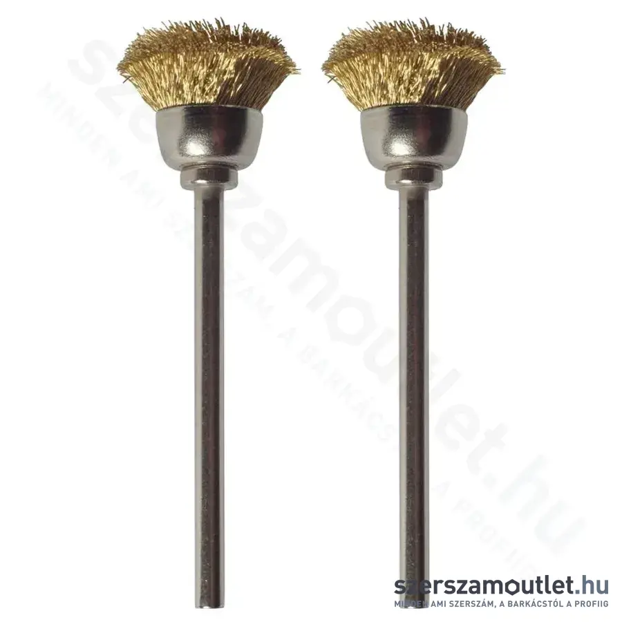 PROXXON Sárgaréz drótkefe, kúp alakú, 13mm (2db/csomag)