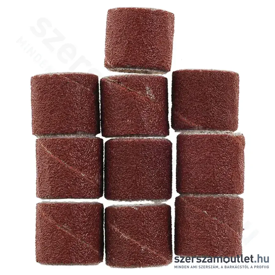 PROXXON Csiszolószalag rögzítőfej nélkül, hengeres, P150, 10mm (10db/csomag)