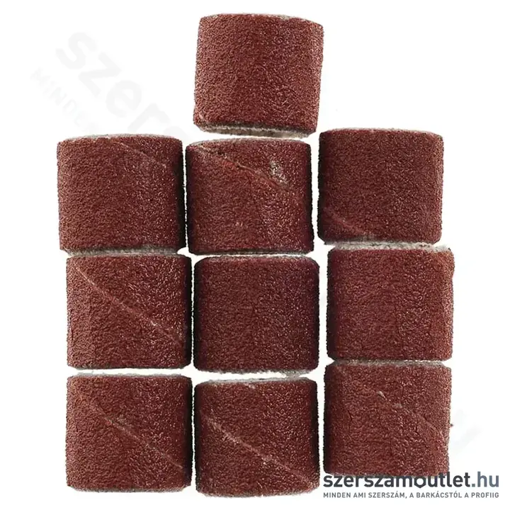 PROXXON Csiszolószalag rögzítőfej nélkül, hengeres, P150, 10mm (10db/csomag)