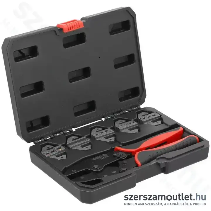 YATO Racsnis krimpelő fogó készlet 6 részes 220mm (YT-22451)