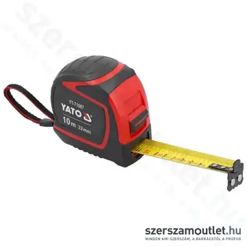 YATO Mérőszalag gumírozott 10m/25mm (YT-71087)