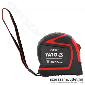 YATO Mérőszalag gumírozott 10m/25mm (YT-71087)
