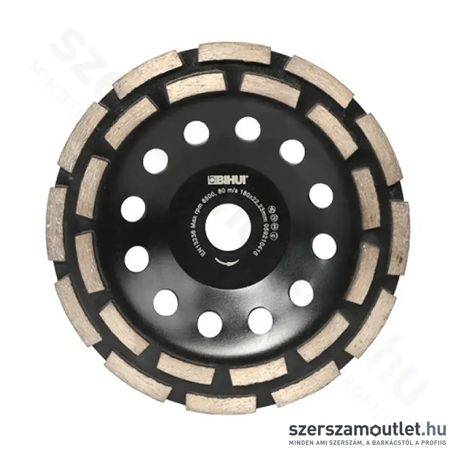 BIHUI dupla soros gyémáttárcsa 180mm