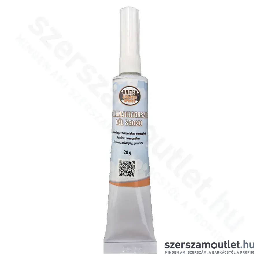 UNITED SEALANTS SGG20 Pillanatragasztó gél 20g