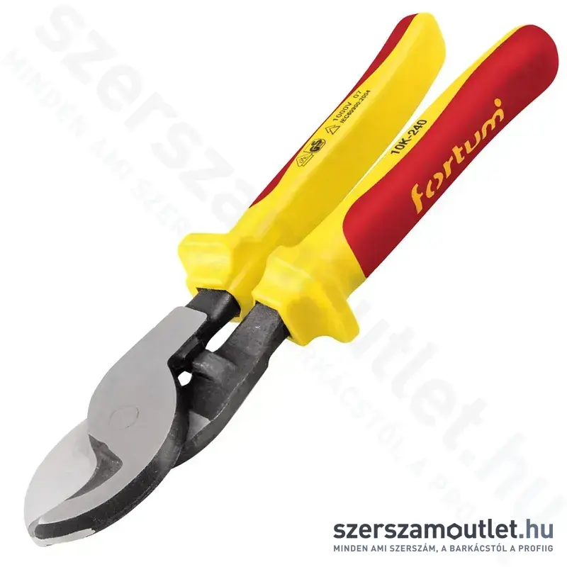 FORTUM Szigetelt kábelvágó fogó 240mm (4770425)