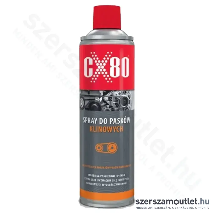 CX-80 Ékszíj csúszásgátló spray 500ml