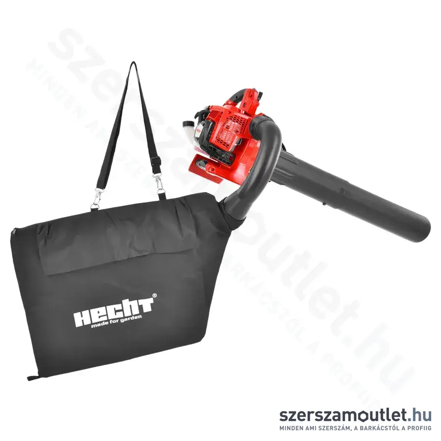 HECHT 9280 Lomb fuvó-szívó gyűjtővel 28cm3, 1000W