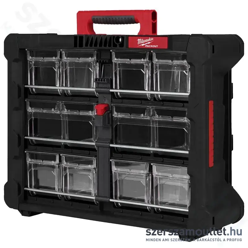 MILWAUKEE PACKOUT Rendszerező kihúzható tárolókkal (4932498323)
