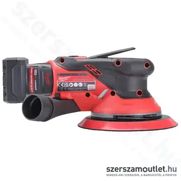 MILWAUKEE M12 FROS5-502X Akkus excenter csiszoló HD kofferben (150mm/5mm) (2x5,0Ah/12V)