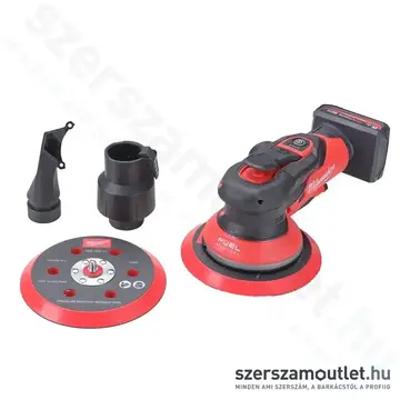 MILWAUKEE M12 FROS5-502X Akkus excenter csiszoló HD kofferben (150mm/5mm) (2x5,0Ah/12V)