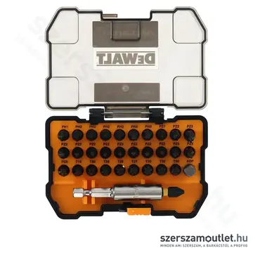 DEWALT × MCLAREN DT70901T-QZ 32 RÉSZES BITHEGY KÉSZLET + Impact Ready bittartó